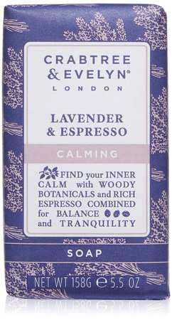 lavender and espresso soap bar (Crabtree & Evelyn)