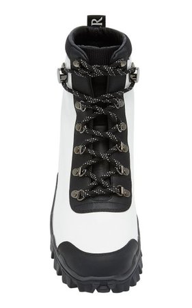 Helis Leather Lug-Sole Ankle Boots By Moncler | Moda Operandi