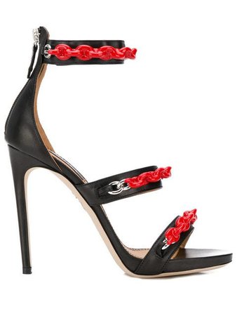 Dsquared2 Punk rubber chain sandals $1,037 - Buy Online - Mobile Friendly, Fast Delivery, Price
