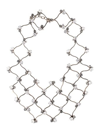 Christian Dior Crystal Collar Necklace - Necklaces - CHR99250 | The RealReal
