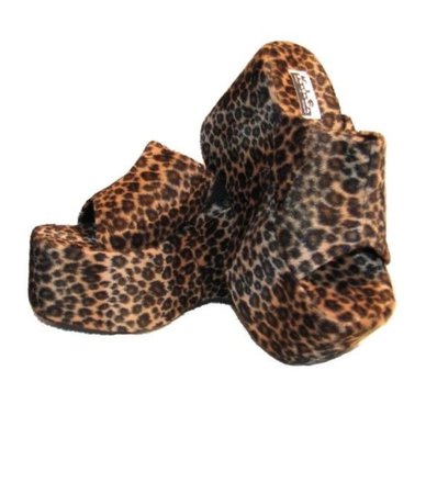 tall cheetah print heels