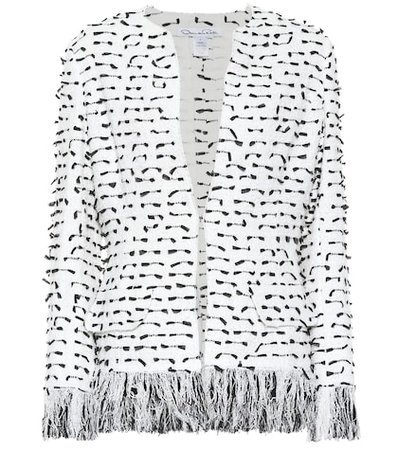 Cotton-blend tweed jacket