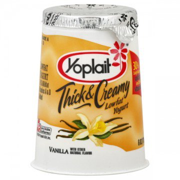 Yoplait Thick & Creamy Yogurt Vanilla » Cereal & Breakfast Foods » General Grocery