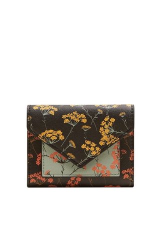 MANGO Floral-print wallet