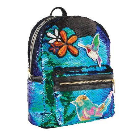 Magic Sequin and Patches Mini Backpack