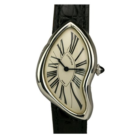 Cartier Luxury Watches For Women : 1stdibs - CARTIER Platinum Crash Limited Edition Wristwatch circa 1990s explore ... Inspiration & Review - JewelryVote.com - Worldwide Best Fine Jewelry & Luxury goods Voting & Ranking