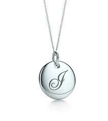 TIFFANY Tiffany 925 initial K pendant necklace | eLADY Globazone
