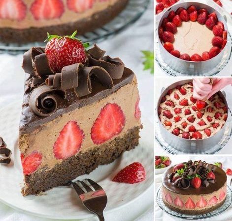 cake maker chocolate strawberry 🍓