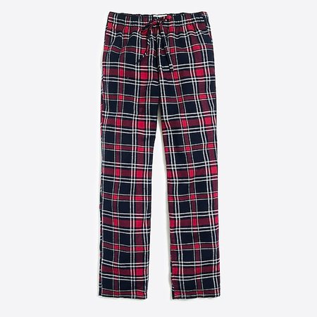 Plaid flannel pajama pant - Men's Lounge | J.Crew Factory
