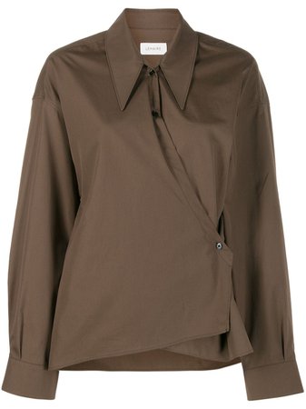 Lemaire Oversized Wrap-style Shirt | Farfetch.com