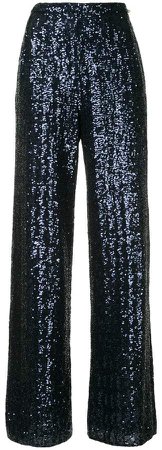 Ingie Paris sequin-embellished trousers