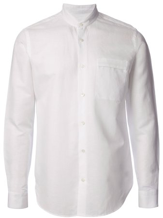 Mens White Button Up
