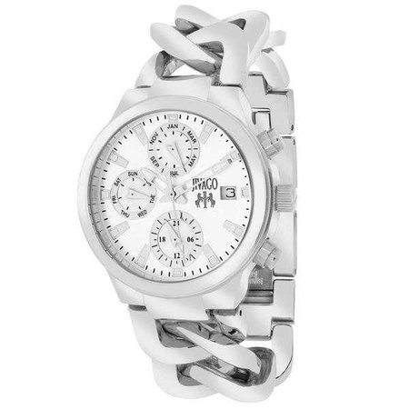 Watches | Shop Women's Silver Quartz Watch at Fashiontage | JV1240