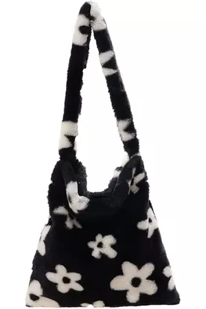 black and white flower bag - Google Search