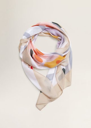 Printed scarf - Women | Mango USA