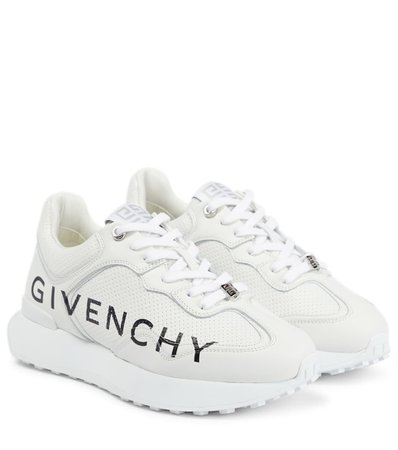 Givenchy - GIV Runner logo leather sneakers | Mytheresa