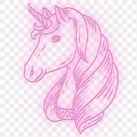 Colorful unicorn sticker design element | Free stock illustration | High Resolution graphic