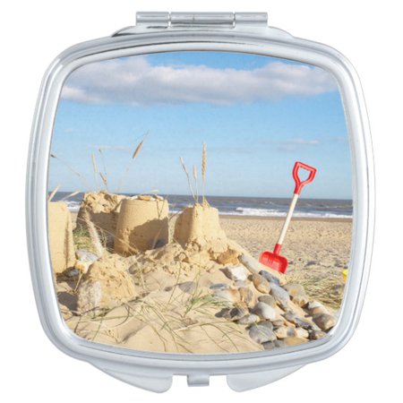Sandcastle At Beach Vanity Mirror | Zazzle.com