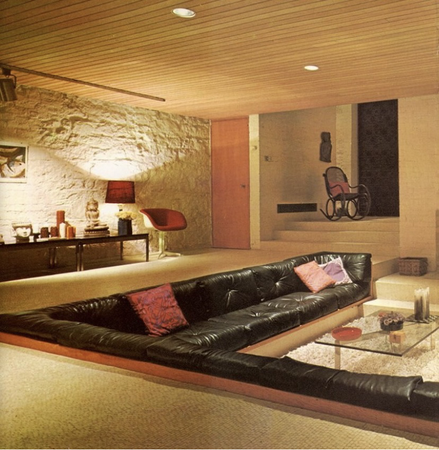living room 70s