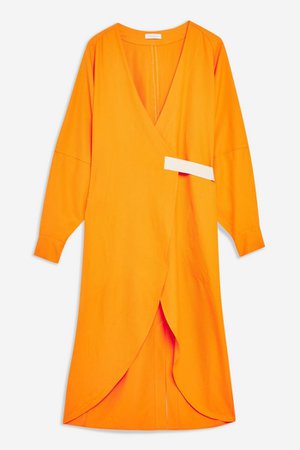 **Orange Wrap Dress by Boutique | Topshop orange