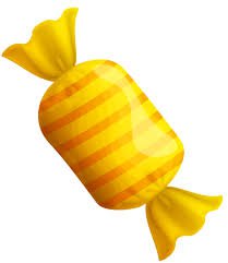 yellow lollipop candy