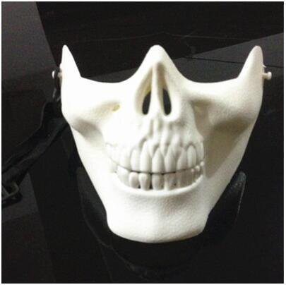 Half Face Skeleton Warriors Halloween Masks Protective Skull Mask Of Terror Halloween Masquerade CS Games Masks Black And White Masquerade Masks Black And White Masquerade Masks For Women From China_smoke, $2.36| DHgate.Com