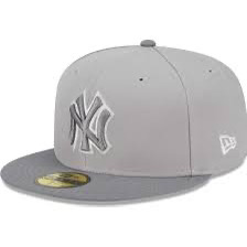 grey new era fitted hat
