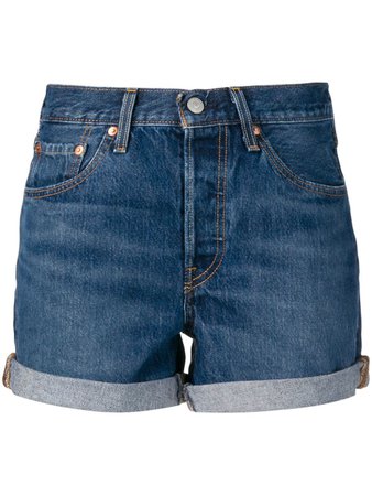 Levi's Short Denim Shorts - Farfetch