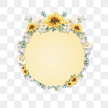 Sunflower Circle Frame