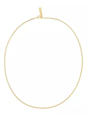 Shop Burberry gold-plated chain necklace with Express Delivery - FARFETCH