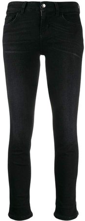 slim cropped jeans