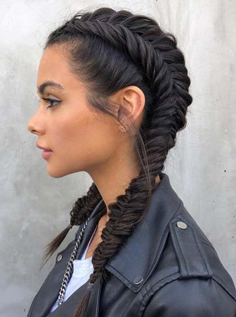 35 Gorgeous Fishtail Dutch Pigtail Braids to Create in 2018 | Modeshack