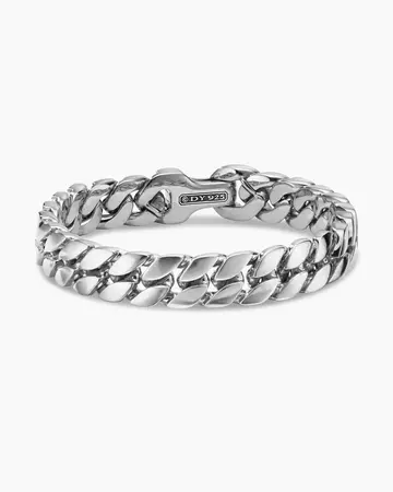 Curb Chain Bracelet in Sterling Silver, 11.5mm | David Yurman Canada
