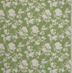 Flowerberry Green Wallpaper - Wallpaper - Penny Morrison