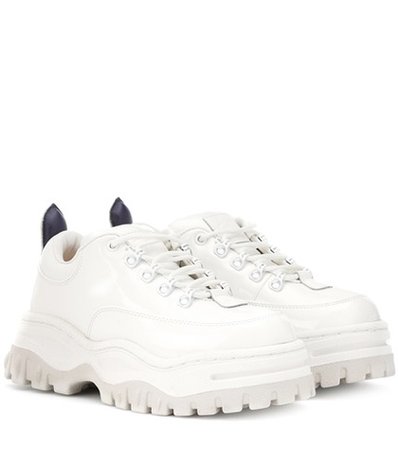 Angel patent leather sneakers