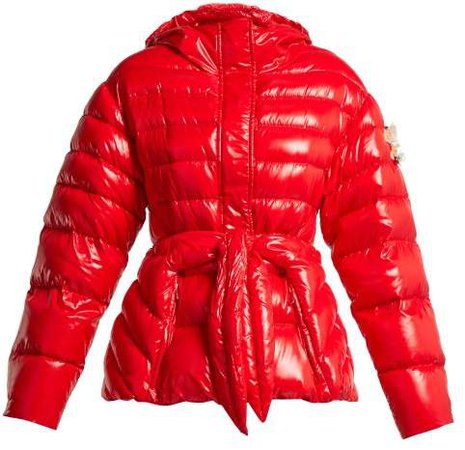 4 moncler 4 Moncler Lolly Quilted Down Jacket - Womens - Red