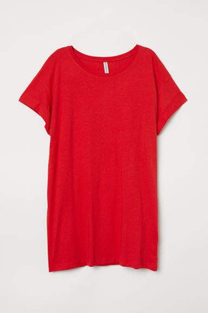 Long T-shirt - Red