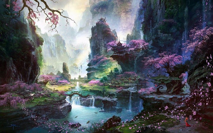 fantasy scenery art - Google Search