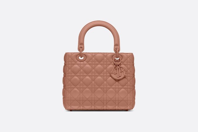 Lady Dior ultra-matte medium bag - Bags - Women's Fashion | DIOR