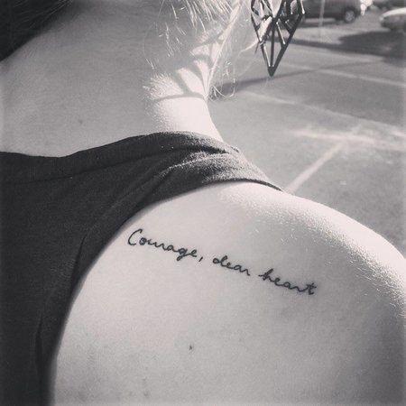 courage tattoo