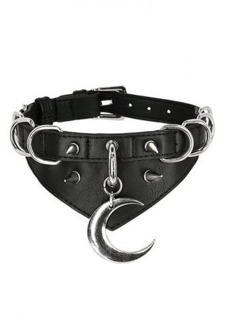 Restyle Moon & D-Ring Collar | Attitude Clothing