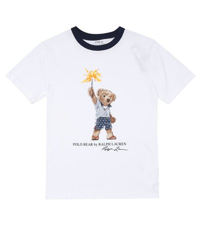 Polo Ralph Lauren Kids - Polo Bear cotton T-shirt | Mytheresa