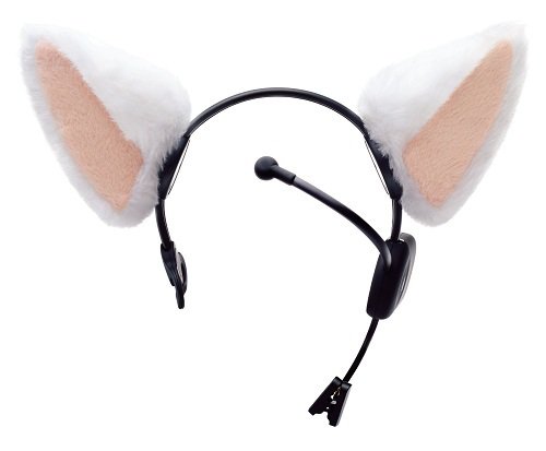 White Neco Mimi Brainwave Cat Ears – Moving Cat Ears Headset