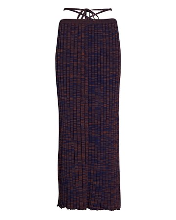 Christopher Esber Space Dye Knit Midi Skirt | INTERMIX®