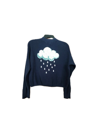 rain cloud sweater