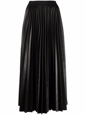Shop Karl Lagerfeld long pleated skirt with Express Delivery - FARFETCH