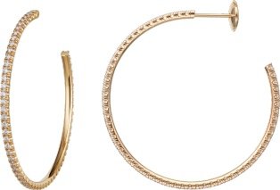 CRN8515096 - Etincelle de Cartier earrings - Yellow gold, diamonds - Cartier