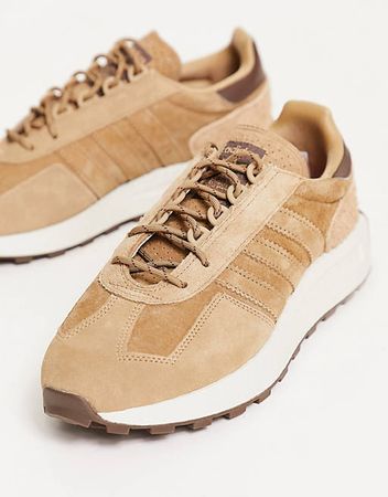 adidas Originals Retropy E5 sneakers in brown | ASOS