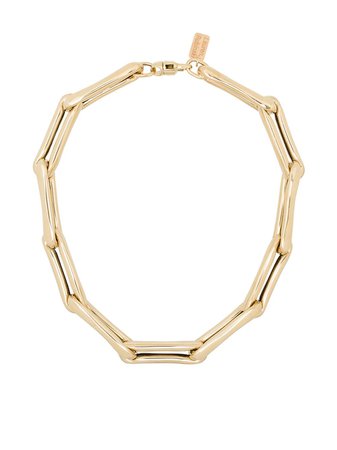 Lauren Rubinski 14kt Yellow Gold Large chain-link Necklace - Farfetch