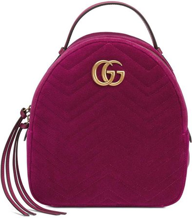 GG Marmont velvet backpack